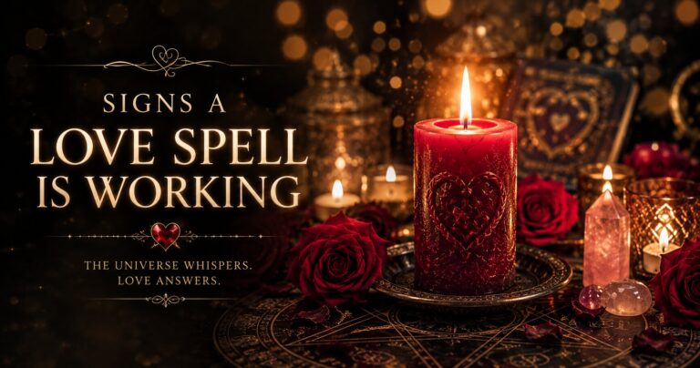 Signs a Love Spell Is Working