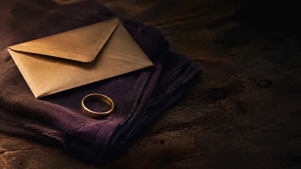 Scene marriage proposal ritual